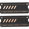 Cuifati 2pcs DDR5/DDR4 RAM Raffreddamento Dissipatore di Calore Grafene Conduzione Veloce Stabile Durevole Dissipatore di Calore in Rame per Memoria per Laptop DDR4 DDR5