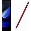 Junweier Pennino touch per XiaoMi Pad 6/6 Pro/Pad 6 Max/Pad 5 / Pad 5 Pro Mi MiPad6 MiPad5 Tavoletta Ricaricabile Penna da disegno 4096 Sensibilità alla pressione Stylus Pen (Rosso)