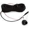 REDTIGER 50 Feet Posteriore Fotocamera Sostituzione Cavo più Lungo per Dash Cam (4 pin, 2,5 mm)
