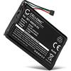 CELLONIC 1x Batteria per Navigatore GPS Compatibile con Garmin Edge 810, Edge Touring Plus, nüvi 2595LMT, 361-00035-03 - (1200mAh, 3.7V)