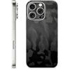TF Skins Skin compatibile con iPhone 16 Pro e 16 Pro Max, pellicola protettiva protettiva protettiva a 360° Full Coverage o Back Only (Back Only, Shadow Black, iPhone 16 Pro)
