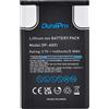 DuraPro A051 - Batteria per Fritz!Fon C6 Telekom Sinus 806, Snom M65, Telefunken FHD 170/5