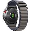 SumRioo QuickFit 22mm Cinturino per Garmin Fenix 8/8 Solar 47mm/7 Pro/7/6 Pro/6/5/5 Plus/E, Nylon Alpine Loop Cinturino per Garmin Tactic 8 47mm, Descent G2, Epix 2, Forerunner 965/955, Blu