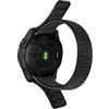 Niboow Quickfit 26mm Cinturino per Garmin Fenix 8 51mm/Fenix 7X Pro Solar/Fenix 7X/Fenix 6X/Fenix 6X Pro/Fenix 5X Puls, Uomo Donna Nylon Regolabile Cinturini per Garmin Enduro 3/Epix 2 Pro 51mm - Noir