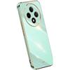 RankOne La Custodia del Telefono è Adatta per OPPO Reno12 F 5G / Reno12 FS 5G / OPPO Reno 12 F 4G / OPPO Reno 12 FS 4G (6.67 Inches), Case per Cellulare in Silicone con Telaio Galvanico - Verde