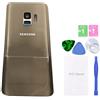 MovTEK Coperchio della Batteria Vetro Posteriore per Samsung Galaxy S9 G960F Originale Copribatteria con Vetro Fotocamera (Oro)