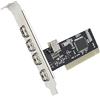 PUSOKEI Scheda PCI USB2.0 - Adattatore Hub USB2.0 a 4 Porte (4 Esterne e 1 Interna) - Convertitore Ad Alta Velocità per Computer Desktop