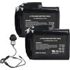 MXJFYY 2 batterie ricaricabili ai polimeri di litio da 7,4 V, 5000 mAh, 37 Wh, con caricabatterie per guanti riscaldati, calzini riscaldati, cappelli riscaldati, passamontagna riscaldati, solette