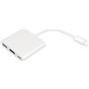 Elprico Adattatore Multiporta da USB C a HDMI, Hub USB C 3 in 1 con Porta Dati USB 3.0, Porta HDMI 4K e Ricarica Rapida PD per Tablet, Telefono Portatile