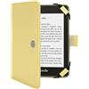 TECHGEAR Custodia a libro in pelle sintetica per Kindle con chiusura magnetica, per Amazon Kindle eReader di 12a - 4a generazione (2024-2011) e Kindle Paperwhite con schermo da 6, colore: Giallo