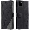 SONWO Cover per Realme C11, Flip Caso in PU Pelle Case Cover Portafoglio Custodia per Realme C11, [Kickstand] [Slot per Schede], Nero