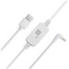 baolongking Cavo di alimentazione da USB 5 V a CC 12 V, compatibile con spot e nuovo Echo (3a generazione), cavo di alimentazione USB da CC 5 V a CC 12 V (bianco)
