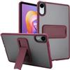 GIOPUEY per Redmi Pad Pro 12.1/Poco Pad 12.1 Custodia, con Supporto, Cover Rigida in PC + Morbida in TPU, Case Custodia Opaco, Nessun Ingiellimento - Red