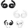 Hukneqn Ganci auricolari per AirPods 4, antiscivolo, in silicone, sportivi, per corsa, ciclismo, jogging ed escursionismo, comodi