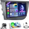 Hikity 4+64GB Android 15 Autoradio per Seat Leon 2005-2012(Guida a Sinistra) 8 Core Radio CarPlay Android Auto Senza Fili Bluetooth 9 Radio Auto Schermo con Navi Telecamera Posteriore