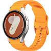 ANBEST Cinturino in Silicone per Samsung Galaxy Watch 7 6 5 Cinturino 40mm 44mm, Braccialetto di Ricambio No Gap con Linea Decorativa Intrecciata per Galaxy Watch FE/Galaxy Watch 6 Classic 43mm 47mm