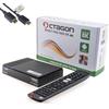 HTS e-com Octagon Spirit Pro Max 8K UHD Android TV 11 Media Streaming Box, 5G WLAN, telecomando BT, ARM Mali G31 MP2 450, ARM Cortex-A55, 4GB RAM, 64GB Flash, USB 3.0, cavo HDMI HTS e-com