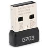 Topiky Ricevitore di Ricambio per G703, Ricevitore USB per G703 per Mouse Wireless Adattatore per Mouse Portatile con Tecnologia Wireless 2.4G