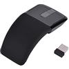 Vikye Mouse Bluetooth Arc Touch Pieghevole da 2,4 GHz Con Ricevitore USB per PC, Laptop, Smart TV (Nero)