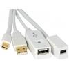 Dr. Bott Mini DisplayPort Extension PRO v2 con USB - 3 m