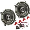 tomzz Audio 4045-008 Kit di installazione degli altoparlanti TA13.0-Pro compatibile con il sistema coassiale da 130 mm di Renault Clio Scenic Megane Laguna