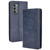 BellaCase Custodia LG Wing 5G [Custodia portafoglio] [Staffa] [Slot per schede] [Flip Cover magnetica] Compatibile con lo smartphone LG Wing 5G(Blu)