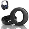 HAIZEEN Sostituzione per cuscinetti auricolari Sony PS4 Platinum Wireless Headset CECHYA-0090 - Cuscini auricolari (pelle proteica/schiuma memory)