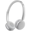 SUNJOM MiniGo Cuffie Bluetooth Over-Ear con 80h Autonomia, Cancellazione Attiva del Rumore (ANC/ENC), Bluetooth 5.4, Audio Spaziale & Microfono Integrato per Chiamate, Viaggi, Sport (Argento)