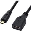 chenyang CY micro HDMI 1.4 maschio tipo D a mini HDMI 1.4 femmina tipo C, cavo di prolunga per PC portatile HDTV 10 cm