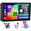 Hikity 2G+64G Autoradio per Ford Transit 2009-2016/ Ford Focus 2005-2008 Android 15 Wireless Carplay Radio Stereo Auto con 26UI 9 Pollici Schermo Android Auto GPS WIFI Bluetooth EQ FM RDS Telecamera
