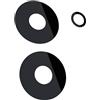 IS-TECK Compatibile con Xiaomi Redmi Note 12 4G lente di ricambio per fotocamera in vetro, incl. set di colla (Note 12 4G)