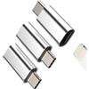 zoyuzan Adattatore Lightning Female a USB C (3 pezzi) per Apple iPhone15 Pro Max Cavo di Ricarica Rapida Femmina Type-C Adattatore di Ricarica Android Thunderbolt Alimentatori Accessori per iPad Connector