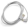 System-S USB 3.1 Tipo C Spina 90° angolata a USB A 2.0 connettore Adattatore Cavo di Ricarica, 200 cm in Bianco
