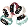 CHANRASI 5 Pezzi Cinturino Compatibili con Xiaomi Mi Band 9 e Xiaomi Mi Band 8,Cinturini di Ricambio per Xiaomi Smart Band 8 Bracciale,Mi Band 9 Braccialetto in TPU, Regolabili in Lunghezza