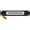 MECHONIX Supporto per montaggio su rack da 10 pollici, per UniFi Switch Lite USW-Lite-8-POE, in plastica, nero