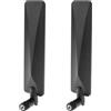 VGOL 2 Pezzi WiFi 6E Tri-Band Antenna 5dBi RP-SMA Maschio per PC Desktop Laptop Router