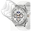 SRSRROP Pellicola salvaschermo 5pcs per Samsung Galaxy Watch8 Classic 46mm Smart Watch Trasparente TPU Pellicola Protettiva Schermo Touch Sensibile,qualità Premium HD Clear