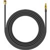 Vecys Cavo SMB Antenna DAB per Autoradio Cavo di Prolunga Adattatore SMB Presa SMB per Collegare RG174 2M Cavo Antenna DAB + DAB da 6,56 piedi Compatibile con DAB
