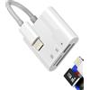 Kefiany Adattatore Lettore Schede SD Micro SD per iPhone (3 in 1)Card di Scheda Reader Ricarica Lightning Memoria Chiavetta Foto per Apple iPad da Fotografica Macchina Lector Memory TF Camera Telefono MacBook