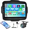 ETLFUCyber [2G+64G] Android Autoradio per Jeep Renegade 2016-2020 con Senza Fili Carplay e Android Auto, Autoradio Touch Screen HD da 9 pollici con GPS/WiFi/Bluetooth/EQ/FM RDS