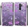 SIENIANLINE Custodia per Xiaomi Redmi Note 8 Pro, Redmi Note 8 Pro Case, Premium Flip Caso in PU Pelle con [Slot Schede] [Funzione Stand] compatibile per Xiaomi Redmi Note 8 Pro