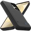 Giabuao Custodia Batteria per Samsung Galaxy S24/S25, 7000mAh Sottile Ricaricabile Estesa Custodia di Ricarica, Batteria di Backup Caricabatterie Portatile Power Bank (6.2)