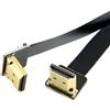 Cablecc Cavo piatto FPV con doppio angolo di 90 gradi HDMI tipo A maschio a maschio HDTV FPC 20 cm per fotografia aerea multicopter