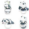 JCSMARTEC 4Pack Cute Panda Phone Ring Grip,carino supporto dell'anello del telefono,Funny 360 Rotation Finger Ring Holder Mount Stand Kickstand