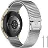 PaceBid 20mm Metallo Cinturino per Samsung Galaxy Watch 7/6/5/4 40mm44mm/FE | per Samsung Galaxy Watch 6 Classic (43mm 47mm)/5 Pro 45mm, Inossidabile Acciaio Metallo Magnetico Cinturino, Argento