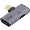 chenyang Adattatore 2 in 1 da USB C a USB 3.2 con porta di ricarica da 100 W, adattatore convertitore OTG per trasferimento dati con ricarica rapida da USB C 1 maschio a 2 femmine