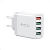 Cshare - Caricatore USB, 4 porte, 33 W, con QC 3.0, caricatore rapido multiuso, spina USB per iPhone 15, 14, 13, 12, 11, Pro Max Plus, iPad, Samsung Galaxy S24, S23, presa multipla.