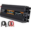 Yinleader Trasformatore di tensione 12 V 230 V 1500 W / 3000 W Inverter LCD | convertitore di corrente con 2 prese 1 USB