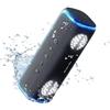 Decibelvibe - Altoparlante Bluetooth portatile e impermeabile con luce, IPX7, 30 W, bassi profondi, Bluetooth 5.3, durata della batteria 25 ore, LED, accoppiamento stereo per casa, feste, all'aperto.