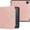 DINGGUAGUA Custodia per Tolino Vision Color 2024/Kobo Libra Color 2024/Kobo Libra 2 2021/Tolino Vision 6 2021 7 Pollice eReader,Cover in Morbido TPU con Funzione Supporto,Oro rosa
